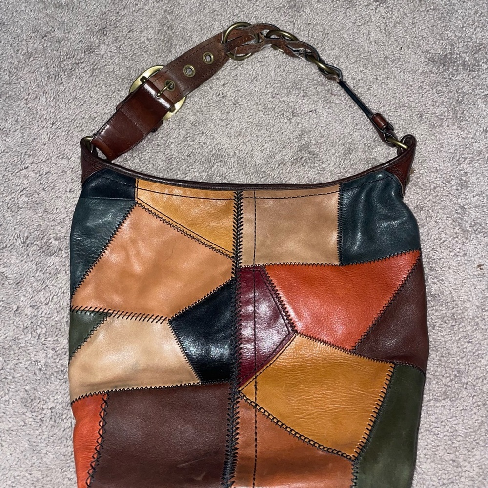 Authentic Coach Bleecker Patchwork Large Bag No F0793-11465
